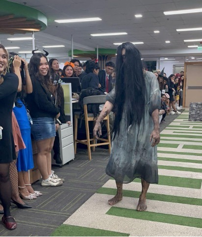 Second Place Horror winner portraying Sadako