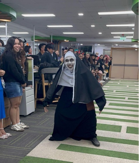 Third Place Horror winner portraying Valak